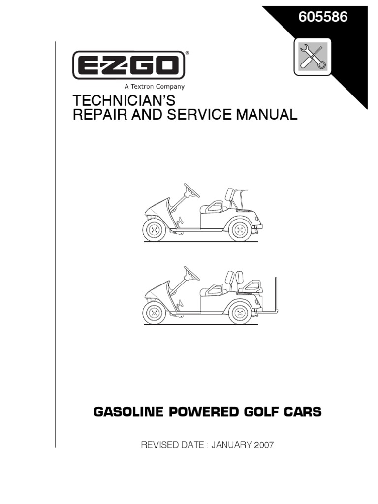 EZGOTechnicianServiceManual | Vehicles | Manual Transmission