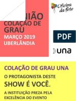 Apresentação Colação de Grau Una Uberlandia