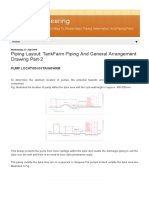 Piping Engineering - Piping Layout- TankFarm Piping and General Arrangement Drawing Part-2