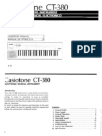 Casio Ct380 User Manual