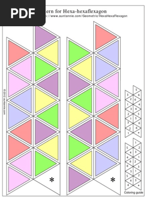 HexaHexaFlexagonTriClr