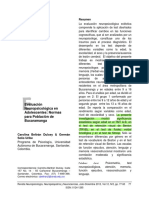 Evalución Neuropsicológica en Adolescentes Normas Para Población en Bucaramanga