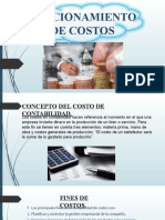 Funcionamiento de Costos