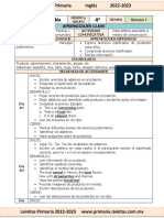 Julio - 4to Grado Inglés (2022-2023)