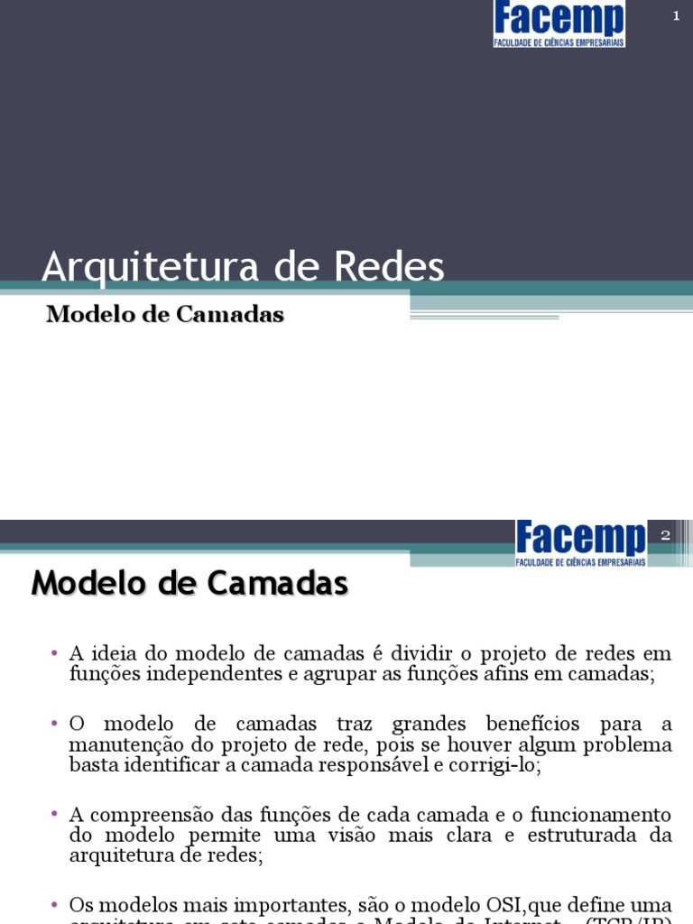 Camadas do Modelo OSI em Redes | PDF | Modelo OSI | Rede de computadores