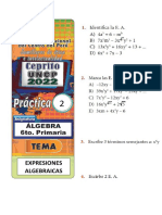 SEMANA 2 - Expresiones Algebraicos