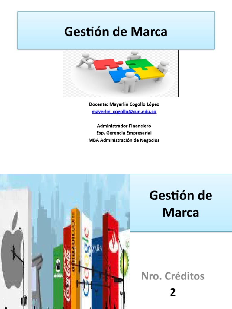 Plan Clase 1 Gestion De Marca Pdf Marca Marketing