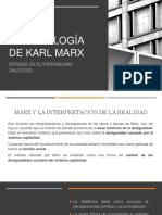Sociología La Metodología de Karl Marx