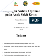 Nutrisi Sakit Kritis Pada Anak