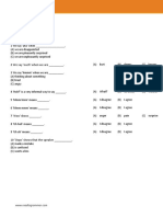 Road To Grammar Quiz 130