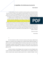Oporto - La Educación Argentina y La Deslatinoamericanización