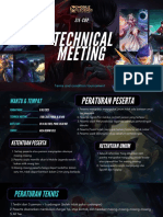 Technical Meeting Zie-Cup, 9 Juli 2023