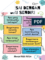 Selesai Dengan Diri Sendiri