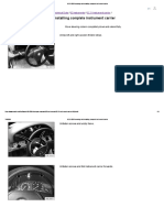 62 21 000 Removing and Installing Complete Instrument Carrier