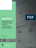 Apunte 2: Temperatura Y Su Interpretación Cinética. Ley Cero de La Termodinámica