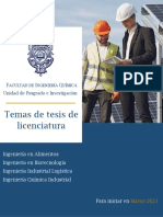 Temas de Tesis Licenciatura 2021 1