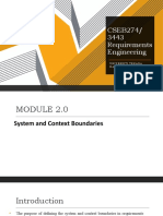 Chapter 2 - System Context and Boundaries