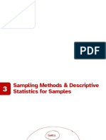 (3, 4) Sampling Methods, Descriptive Statistics, & Data Collection CE