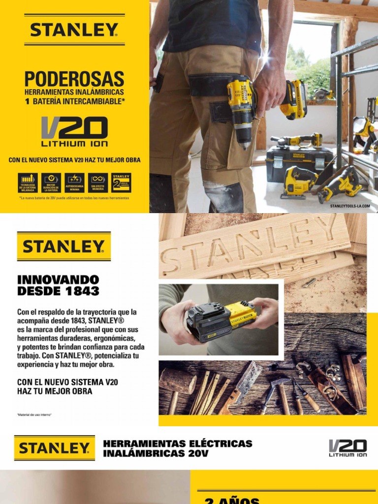 Catalogo STANLEY PDF Factores humanos y ergonomía Diodo emisor de luz