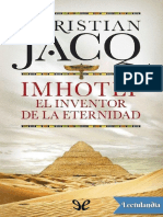 Jacq, Christian - Imhotep El Inventor de La Eternidad
