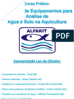 Manuseio de Equipamentos para Análise de Solo e Água Na Aquicultura