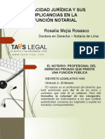 Capacidad Jurídica y Su Implicancia en La Función Notarial