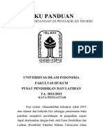 Buku Panduan Mengikuti Persidangan Di PN (PP Sem - Ganjil 2021-2022)