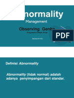Abnormality Management