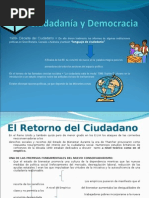 Ciudadanía y Democracia