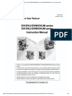 Worm Gear Reducer EW - EWJ - EWM - EWJM Series SW - SWJ - SWM - SWJM Series Instruction Manual