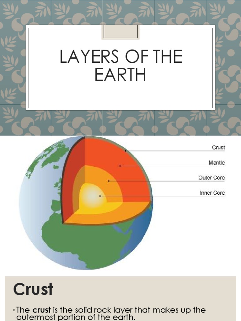 Layers of The Earth | PDF | Seismology | Planetary Core