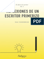 Reflexiones de Un Escritor Primerizo