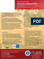 Leaflet Prodi S1 Matematika