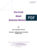 The Truth About Business Mentoring 101007