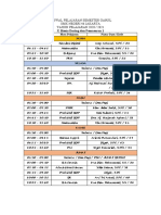 Jadwal Pelajaran X BDP 1