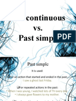 Past Continuous Vs Simple Past