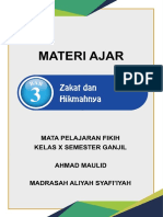 MATERI AJAR ZAKAT MAPEL FIKIH KELAS X SMS 1