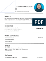 White Minimalist Graphic Designer Professional CV Resume