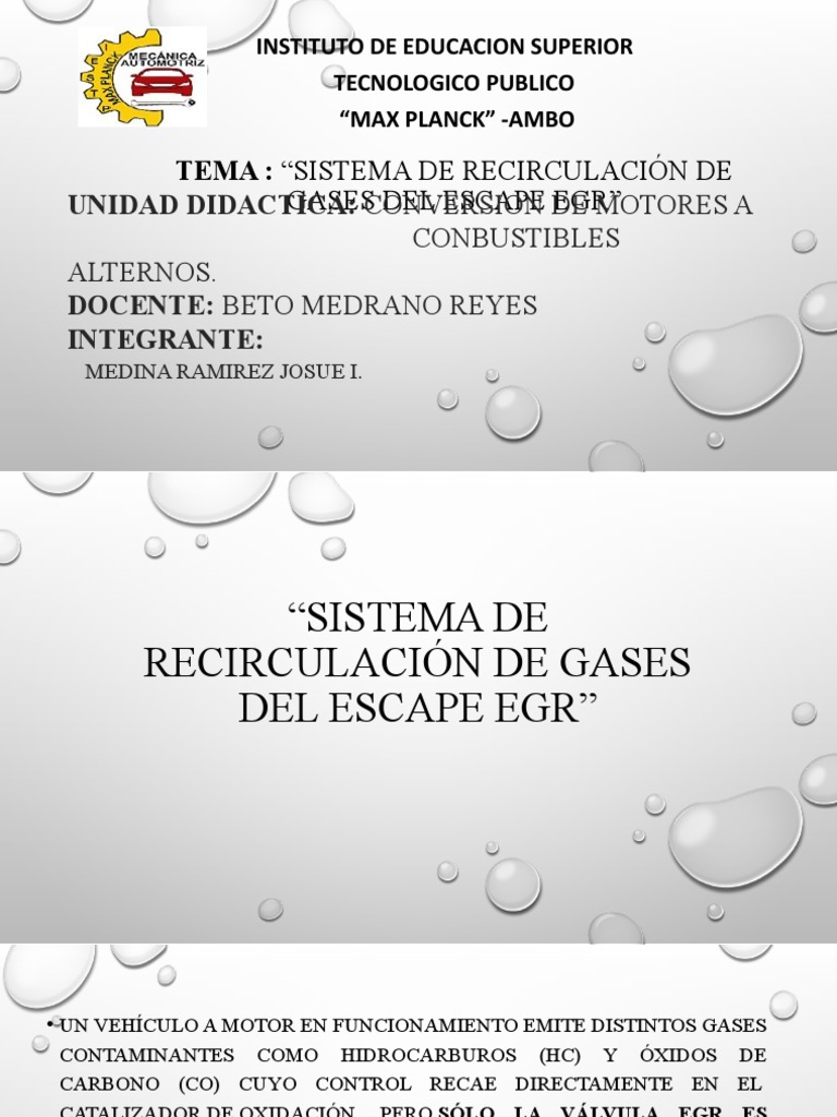 Egr conversion de motores a conbustibles alternos pdf