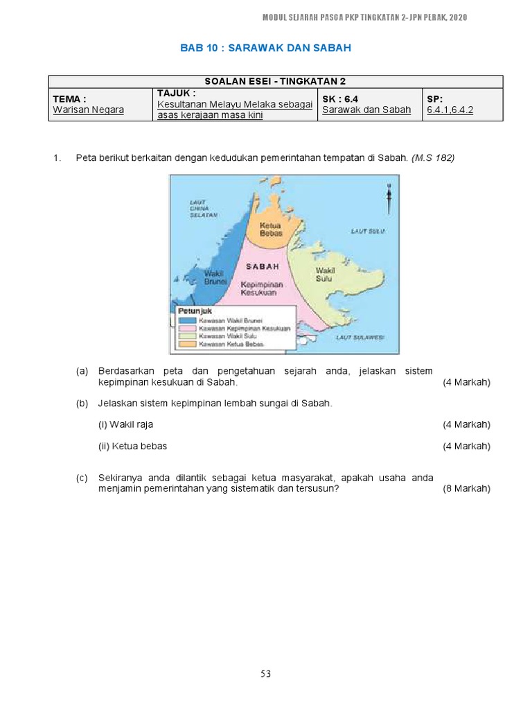 168 Esei Tingkatan 2-59-63 | PDF