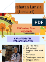 Kesehatan Lansia (Geriatri)