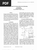 Influence of RF Oscillators On An Ofdm Signal