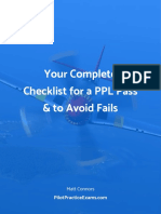 Your Complete Checklist For A PPL Pass To Avoid Fails