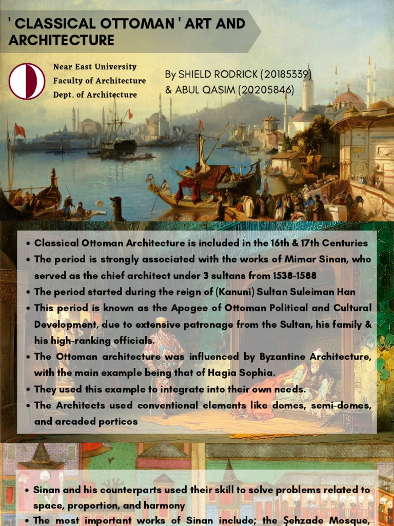 Classical Ottoman Art And Architecture Pdf Ottoman Empire