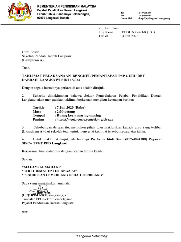 Taklimat RBT SR | PDF