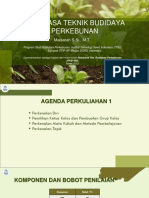 2023 Pertemuan 1 - Pendahuluan Perkembangan Teknologi Budidaya Tanaman Perkebunan Kelapa Sawit Dan Karet