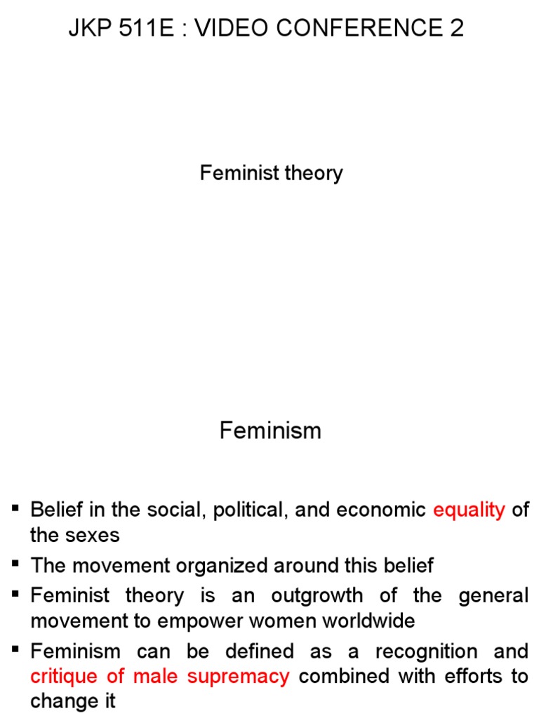 Overview of Feminist Theory and Movements | PDF | Gender Studies | Feminism