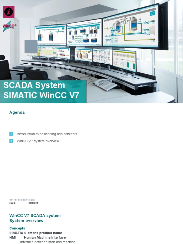 WinCC V7 SCADA System Overview | PDF | Scada | Microsoft Windows