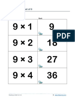 Multiplication Set 9 10
