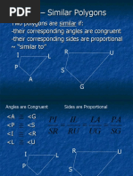 8.3 - Similar Polygons